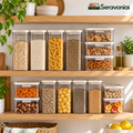 Clear Pantry Canister & Snack Container Set